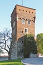 The Thieves Tower in Wawel Castle in Krakow