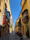 Thight streets in Malta Royalty Free Stock Photo