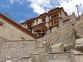 Thikse Gompa or Thikse Monastery at Leh Ladakh . Buddhism . Peace . Travel India . Old architecture .