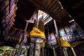 Thiksay Monastery, The largest gompa in central Ladakh located on top of a hill in Thiksey village east of Leh in India Royalty Free Stock Photo