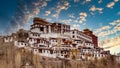 Thiksey Monastery, Thiksey Gompa Tibetan Buddhist monastery of the Yellow Hat, Ladakh, Jammu and Kashmir, India, Leh Ladakh ,