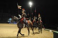 Show of the cavalry of the Republican Guard at the castle of Thillombois in the Meuse Royalty Free Stock Photo