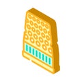 thimble embroidery hobby isometric icon vector illustration