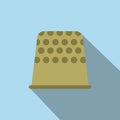 Thimble flat icon