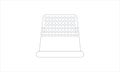 Thimble icon simple style vector image