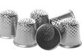 Thimbles Isolated Royalty Free Stock Photo