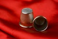 Thimbles red Royalty Free Stock Photo