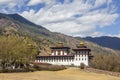 Thimpu dzong Royalty Free Stock Photo