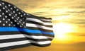 Support of police and law enforcement Royalty Free Stock Photo