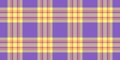 Thin fabric plaid check, other background tartan seamless. Scotland vector texture pattern textile in pastel and pink colors