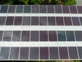 Thin film solar panel type on a roof