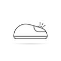 Thin line click computer mouse icon Royalty Free Stock Photo