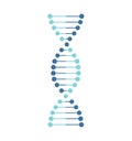 Thin line concept. DNA Icons set vector illustration. Polygonal DNA concept. Deoxyribonucleic Acid symbol. DNA vector. Royalty Free Stock Photo