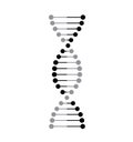 Thin line concept. DNA Icons set vector illustration. Polygonal DNA concept. Deoxyribonucleic Acid symbol. DNA vector. Royalty Free Stock Photo