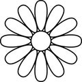 Thin Line Flowers Icons set. Set of beautiful flower icons. Simple thin line icons for websites, mobile app, infographics