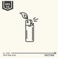 One icon - lighter Royalty Free Stock Photo