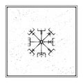 Vegvisir true doodle symbol