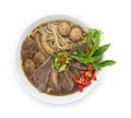 Thin Noodles with Braised Stewed Mix Beef