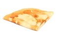 Thin pancake folded triangle. Royalty Free Stock Photo