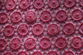 Thin pink lacy fabric from above Royalty Free Stock Photo