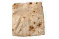 Thin pita bread on a white background isolate.