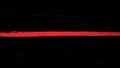 Thin red line flag - a sign to honor and respect firefighters