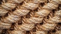 Thin rope texture design for business cards, flyers, tiles, and textile printing. Ai Generated Royalty Free Stock Photo