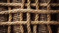 Thin rope texture design for business cards, flyers, tiles, and textile printing. Ai Generated Royalty Free Stock Photo