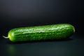 Thin Sliced cucumber. Generate Ai