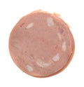 Thin sliced mortadella luncheon meat stack