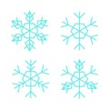 Thin Snowflake Set