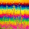 Thin soap film macro