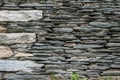 Thin Stone Stacked Wall