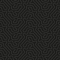 Thin Tangled Lines Seamless Pattern Vector Subtle Texture Abstract Background Royalty Free Stock Photo