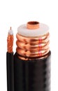Thin and thick coaxial cable