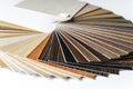 Thin wooden samples sheaf Royalty Free Stock Photo