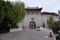 The things happening around Luoyang`s old city. Tourists, locals