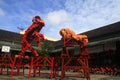 Things Lion Dance At Chinese New Year Celebration