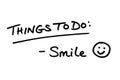 Things To Do - Smile