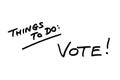 Things To Do - VOTE