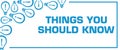 Things You Should Know Blue Bulbs Corner Horizontal