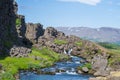 Thingvellir iceland national park Royalty Free Stock Photo