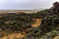 Thingvellir national park goden circle in Iceland