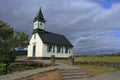 Thingvellir National Park, Historic Church at Thingvellir, Western Iceland, UNESCO World Heritage Site Royalty Free Stock Photo