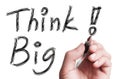 Think Big Royalty Free Stock Photo