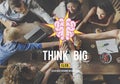 Think Big Thinking Ideas Vision Concept Royalty Free Stock Photo