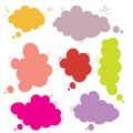 Think bubble isolated icon.hand drawn doodle style Vector illustration