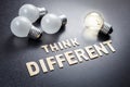 Think Different and Different Bulb