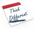Think Different Notebook Shows Inspiration