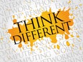 Think Different word cloud